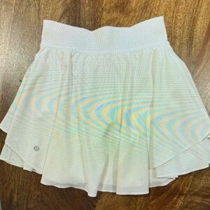 Lululemon Court Rival Tall Skort Skirt White Women’s Size 0